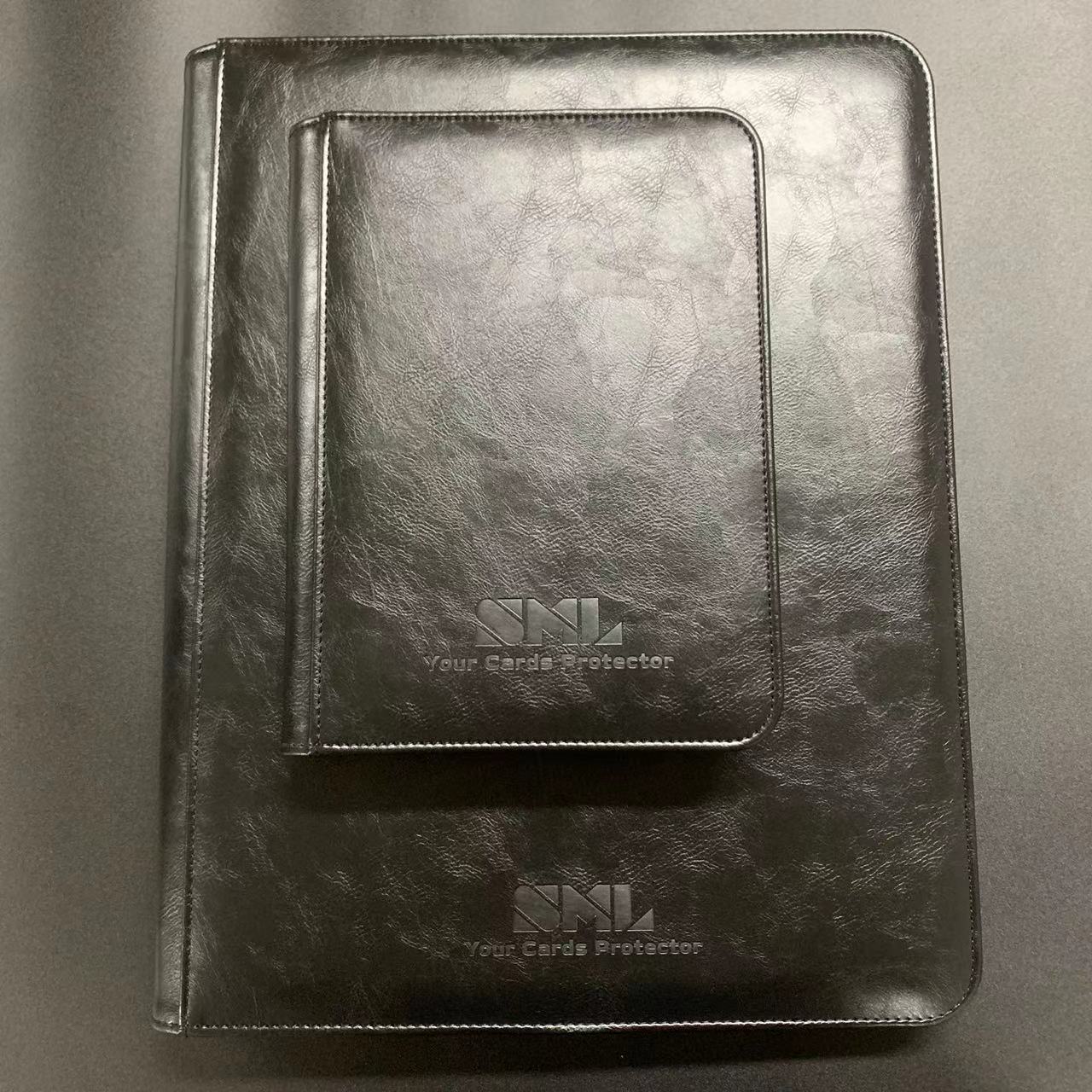 Toploader Binder Black