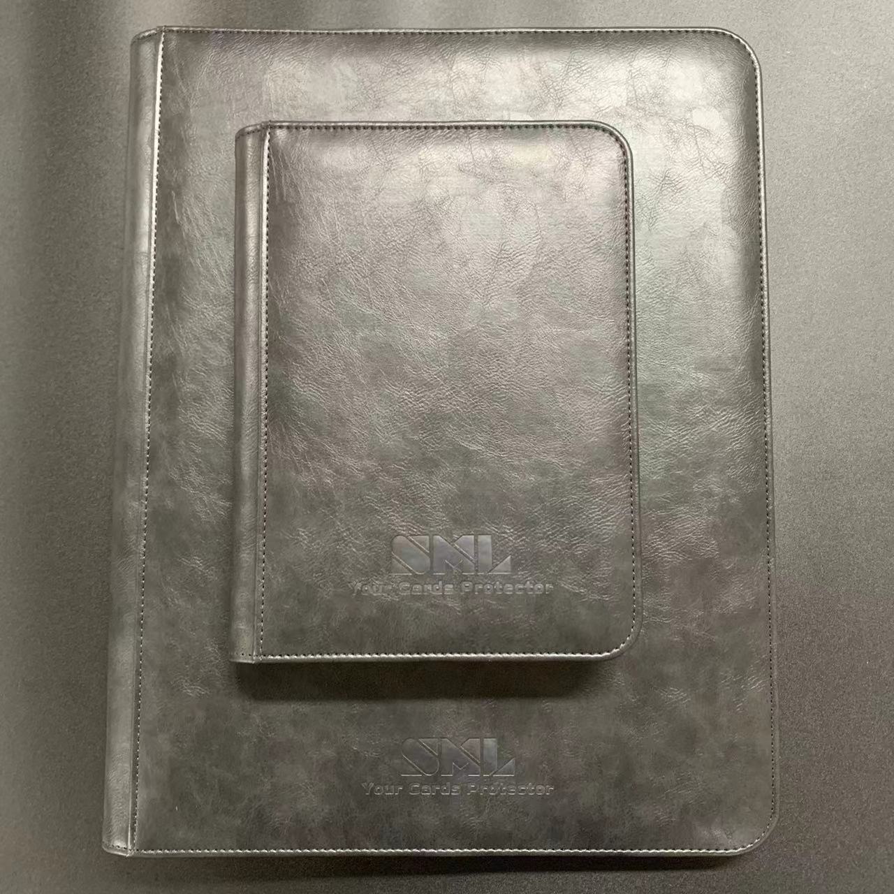 Toploader Binder Grey